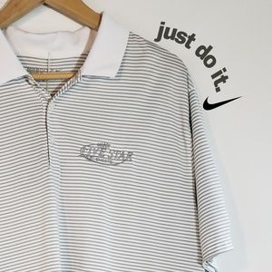 NWT! Nike Men's Dri-FIT Victory Stripe Golf Polo